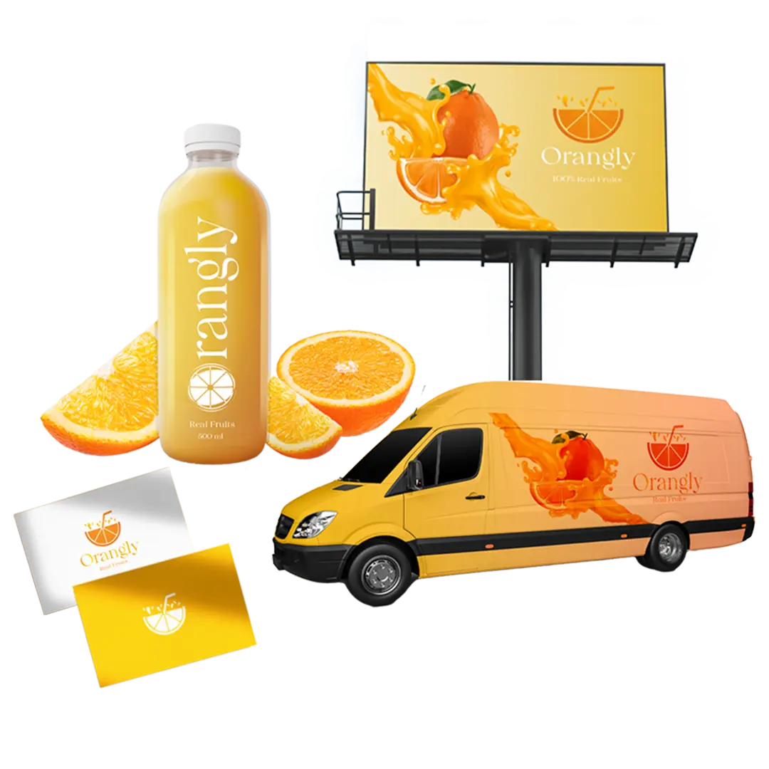 Orangly branding campaign presentation