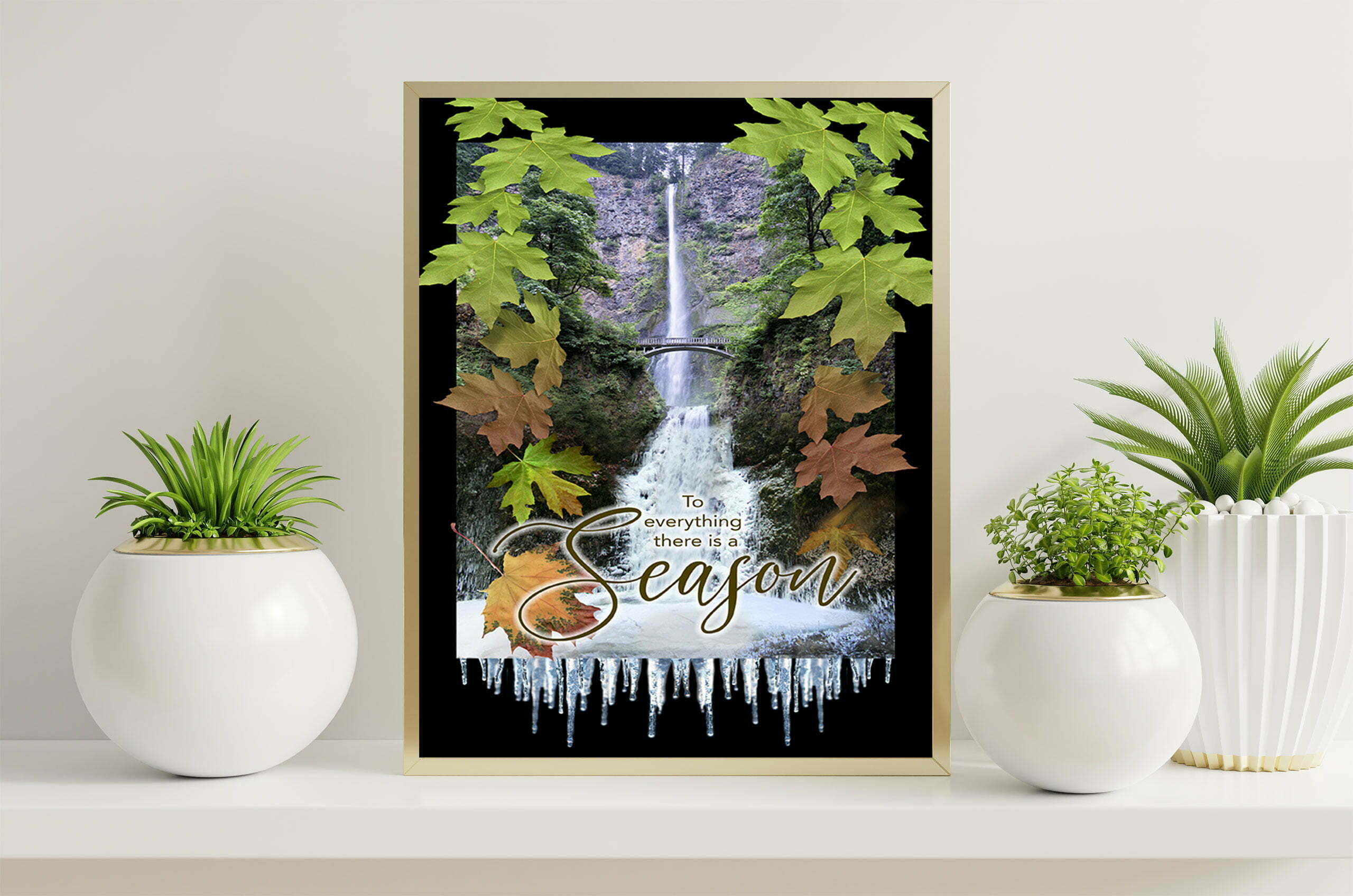 Seasonal poster design concept