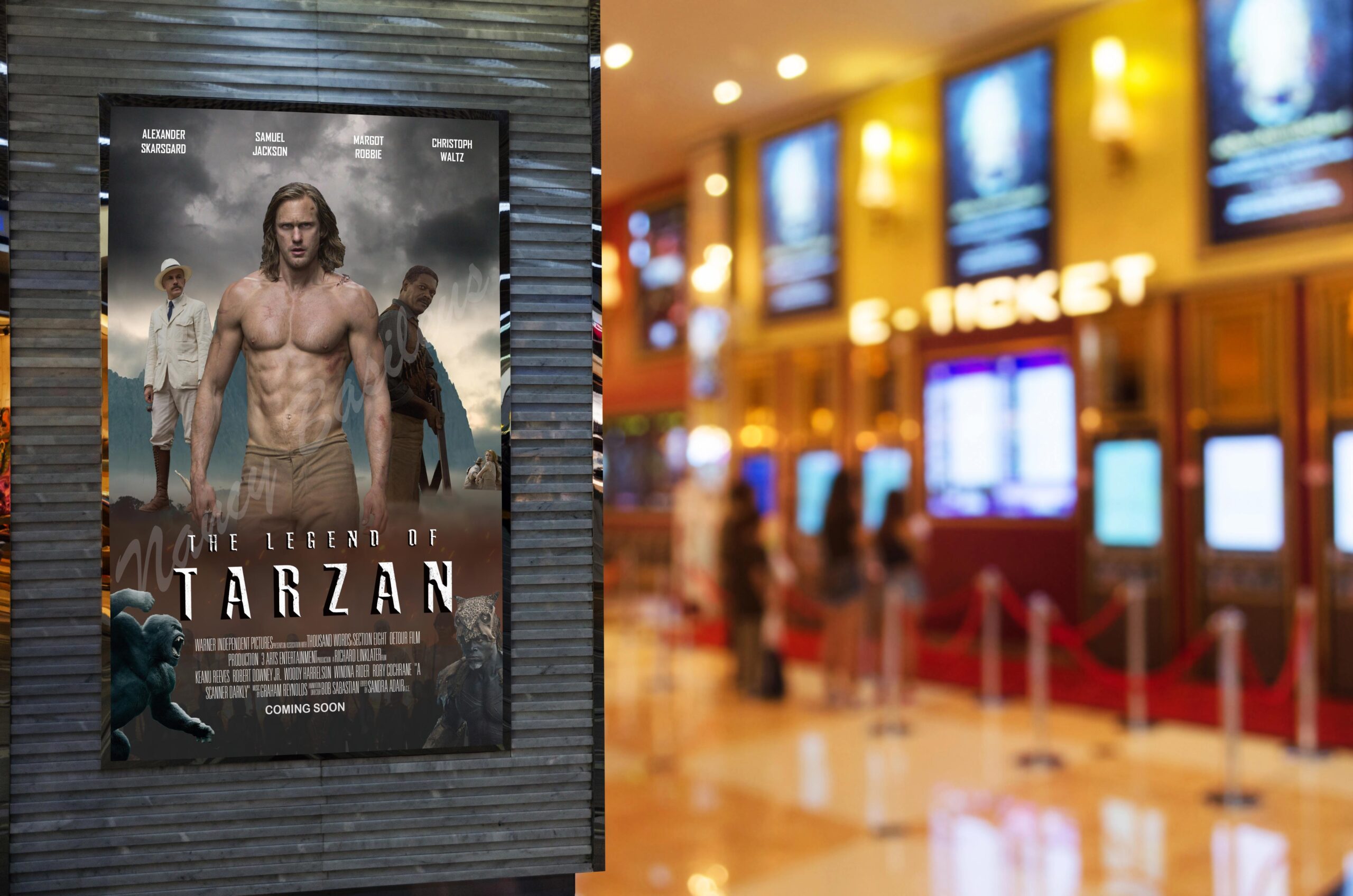 Tarzan movie poster design presentation